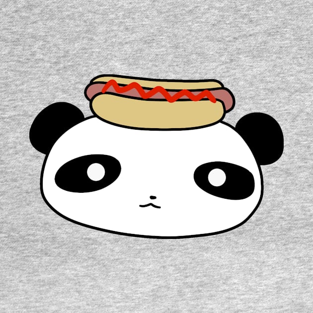 Hotdog Panda Face by saradaboru